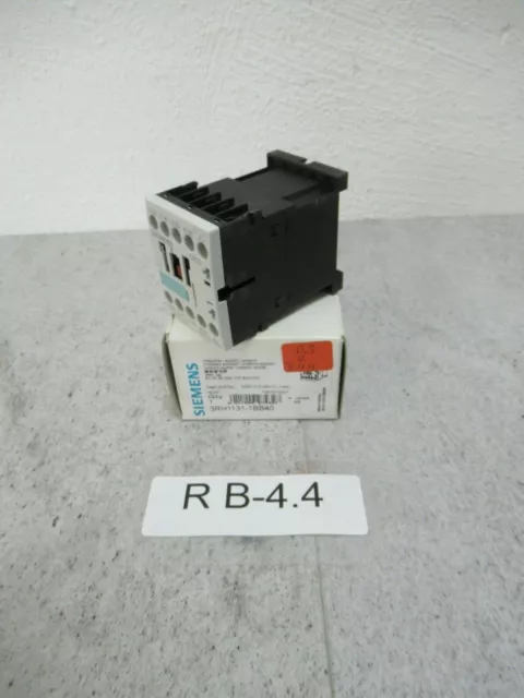 Siemens 3RH1131-1BB40 Auxiliary Contactor 24VDC Unused