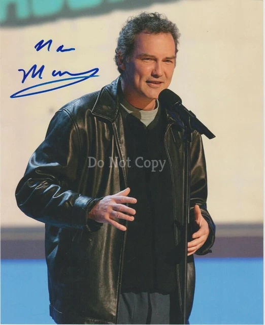 * Norm Macdonald Signed Poster Photo 8X10 Rp Autographed Picture