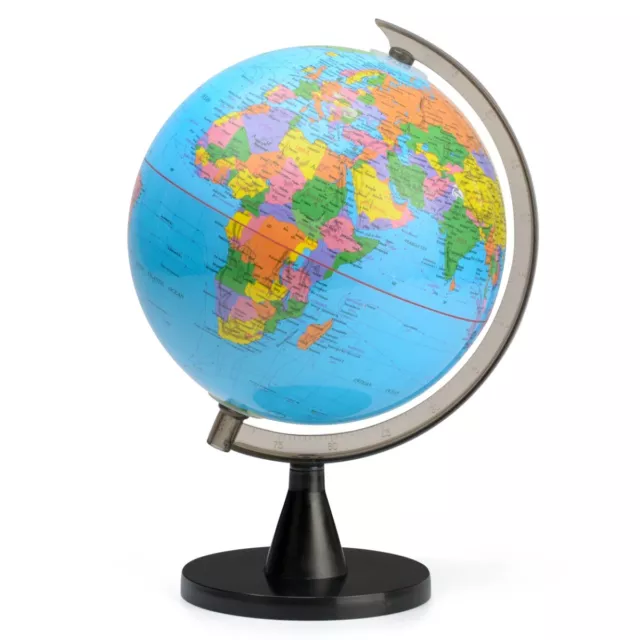 Toyrific World Globe for Kids, Educational Rotating World Children Map 20cm