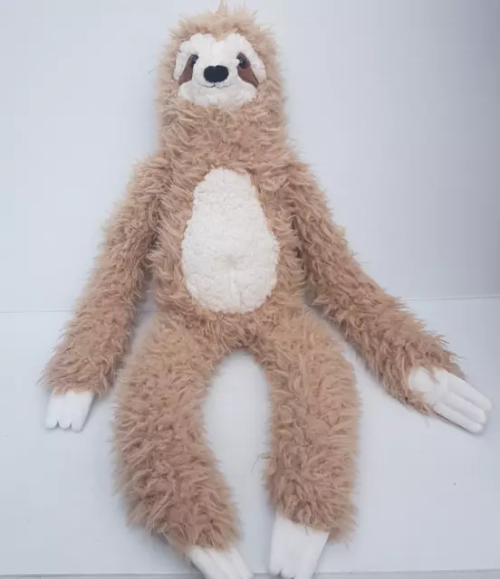 Large Sloth Plush Toy Brown Stuffed