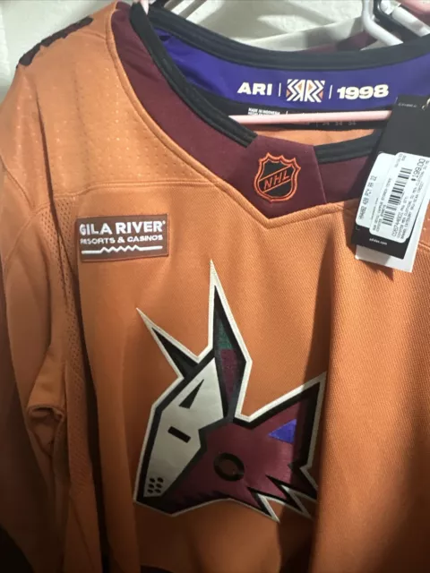 Men's Arizona Coyotes #9 Clayton Keller Orange 2022-23 Reverse Retro  Stitched Jersey on sale,for Cheap,wholesale from China