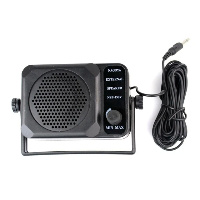 Haut-parleur Externe Pour Radio CB / HAM - 3.5mm Jack, 10W, Noir, Accessories Unlimited