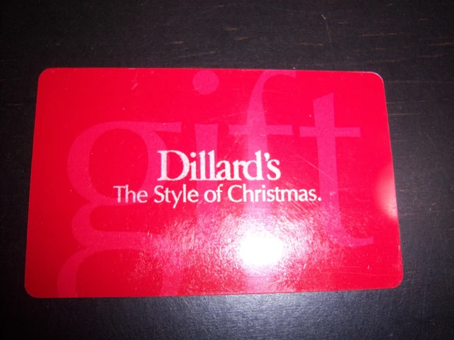 $100.00 - Dillard's Gift Card - Free US Shipping!