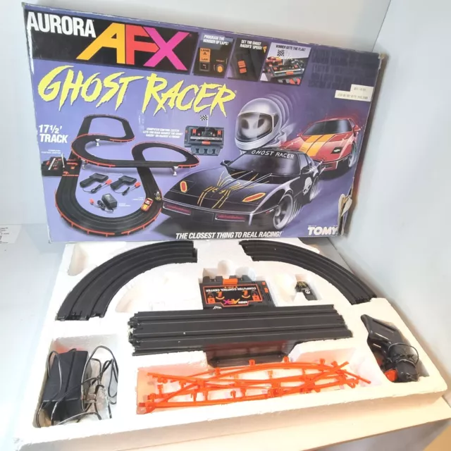 Vintage Tomy Aurora AFX Ghost Racer Slot Cars Set  - Untested - See Description