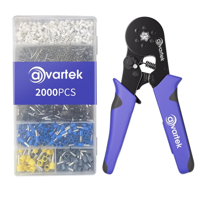 Crimpzangen-Set für elektrische Klemmen, Steckverbinder, elektrische Crimpzangen-Set für elektrische Klemmen, Steckverbinder, elektrische