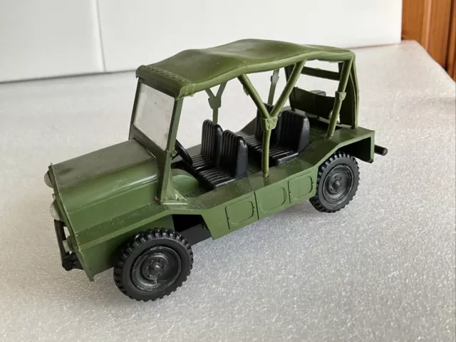 S.L. giocattoli 60/70 plastica attrito MILITARE MINI MOKE RARI realizzati a Hong Kong