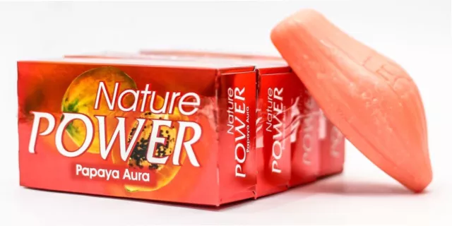 Jabón Nature Power Papaya Aura (4 piezas X 125 g) 2