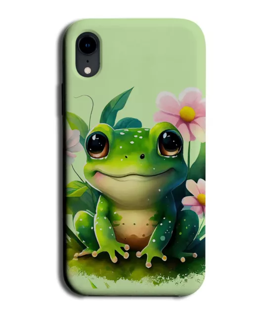 Cute Little Happy Frog Phone Case Cover Big Eyes Animated Baby Tiny Frogs AH63