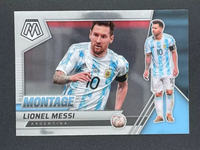 Mosaico Panini Lionel Messi Argentina 2021-22 FIFA Camino a la Copa Mundial Montaje #10