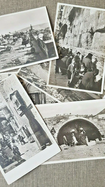 6x AK Jerusalem Israel | MS 'Monte Rosa' Mittelmeer Reisen | 30er Jahre