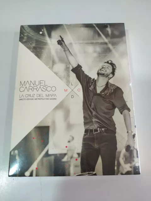 Manuel Carrasco La Cruz del Mapa Directo Metropolitano - 3 x CD + DVD Nuevo - 3T