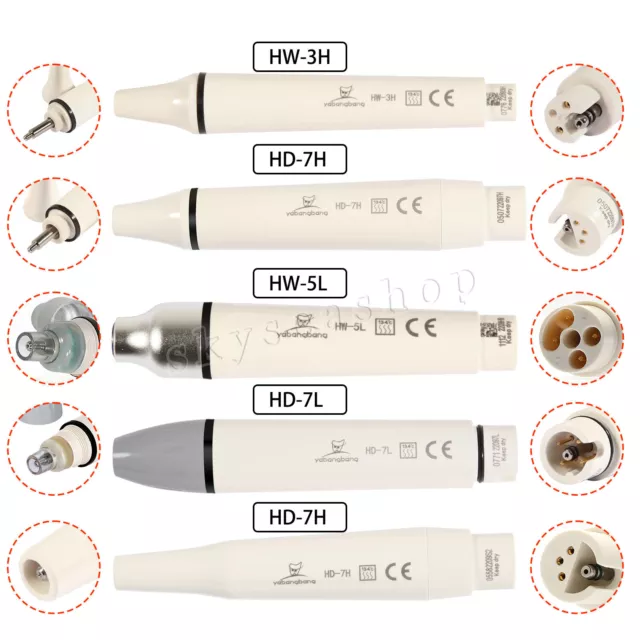 Dental Ultrasonic Piezo Scaler LED Handpiece Fit Woodpecker/EMS/SATELEC/DTE DK