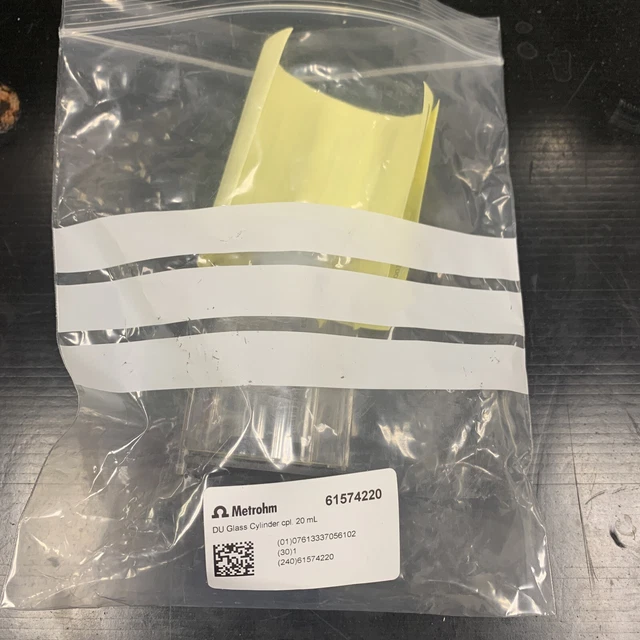 Metrohm 20 mL DU Glass Cylinder Dosino P/N: 61574220 Brand New