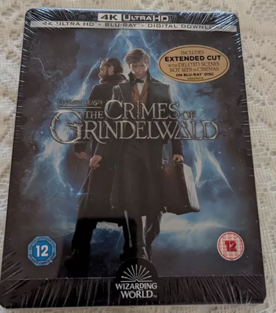 Les Animaux fantastiques:Crimes de Grindelwald 4K UHD Steelbook Zavvi UK Neuf SB