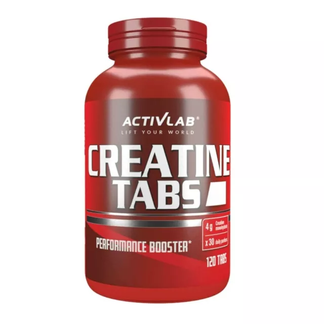 (7,36 EUR / 100 g) Activlab Creatine Tabs - 120 Tabletten Kreatin Tabletten