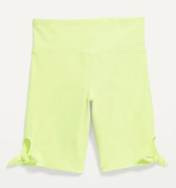 Old Navy Girls Size XL (14-16) High Waisted Powersoft Side Tie Bike Shorts $20