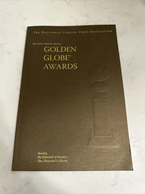 golden globe awards program 2011 Ricky Gervais HFPA 68th Annual