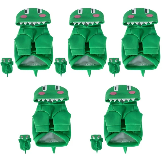 5 PCS Vêtements Pour Chiots Costume De Chaleur Chien Dinosaure Chat