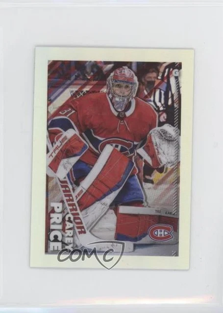 2022-23 Topps Chrome NHL Sticker Collection Refractor /99 Carey Price #262
