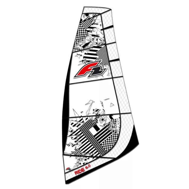 Windsurf Segel Komplett Rigg ~ F2 Ride 6,5 Qm Inklusive Bag