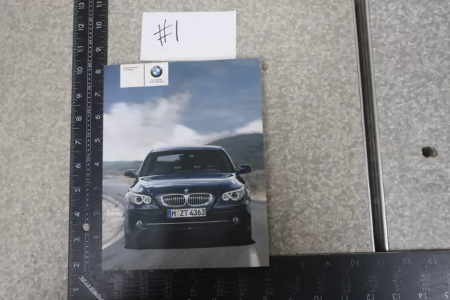 BMW 528i 535i 550i 528xi 535xi Owner's Manual 2009 Book 09 Free Shipping OM697