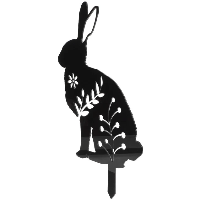 Osterhasen Garten Stake Dekorative Ostern Acryl Kaninchen Pfahl Sign Yard