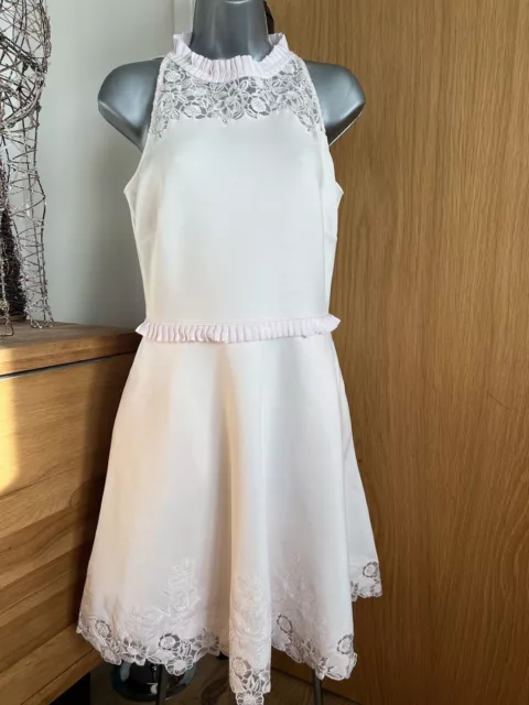 Ted baker ruffle sales skater dress