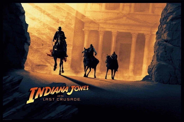 INDIANA JONES AND THE LAST CRUSADE, by MATT FERGUSON, 2020, Bottleneck Gallery