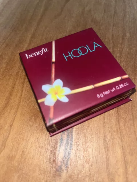 Bronceador en polvo de bronceado mate BENEFIT HOOLA (sin cepillo) ~ tamaño completo 0,28 oz