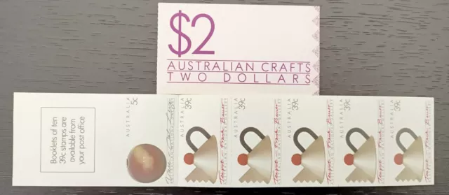 1988 Booklet $2 'Australian Crafts' Series - Complete - FREE Post