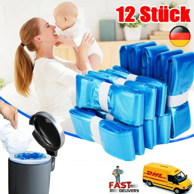 12X Nachfüllfolie Windelentsorgungssystem kompatibel + Tommee tippee Sangenic DE