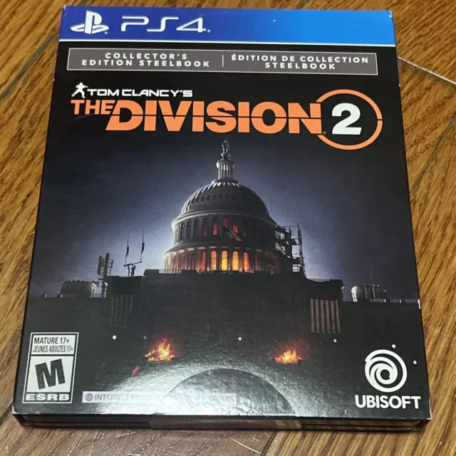 Tom Clancy’s The Division 2 Collectors Ultimate SteelBook Edition for PS4 NEW