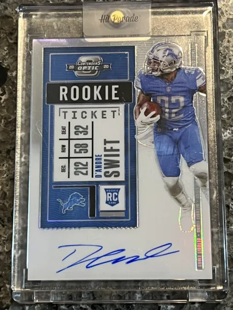 D'Andre Swift Contenders Optic Rookie Ticket Prizm RC RPS On-Card Auto#115