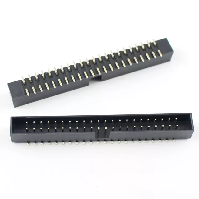 10 pièces 2 mm 2,0 mm pas 2 x 22 44 broches SMT SMD boîte enveloppée mâle en-tête connecteur IDC