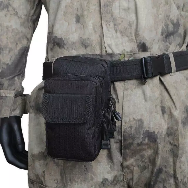 Tactical Molle Pouch EDC Belt Waist Fanny Military Waist Bags Pack Bag Pocket