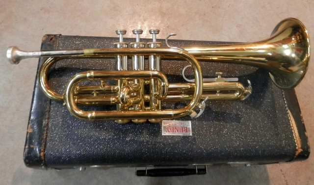 VINTAGE BUNDY H A Selmer Cornet No Reserve EUR 50 99 PicClick FR
