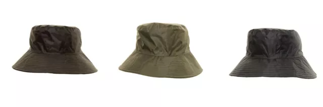 Wide Brim Lightweight Waterproof Rain Hat, Packable/Foldable