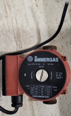 Grundfos CIRCOLATORE POMPA PER RISCALDAMENTO CALDAIE S 15-60 130 GRUNDFOS WILO 1'' 