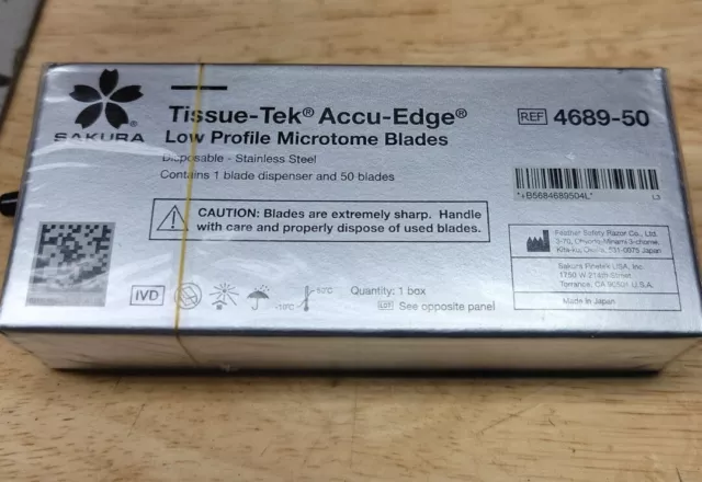Sakura Tissue-Tek Accu-Edge Low Profile Microtome Blades