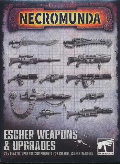 Warhammer Necromunda Escher Weapons & Upgrades Single Parts