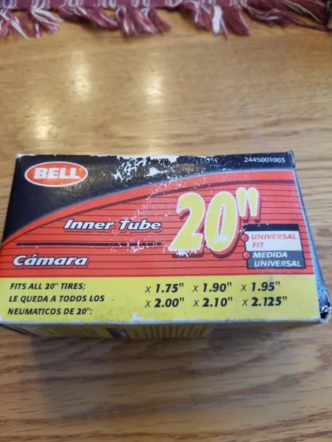 Bell Bicycle Inner Tube 20" Universal Fit