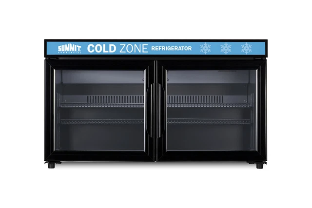 Summit SCR3502D 36"W Commercial Beverage Merchandiser - Black