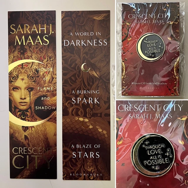 HOUSE OF FLAME And Shadow (Crescent City) - Sarah J. Mass ~ BOOKMARK ...
