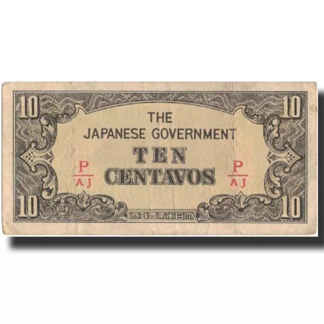 [#573352] Banknote, Philippines, 10 Centavos, Undated (1942), Undated, KM:104b,