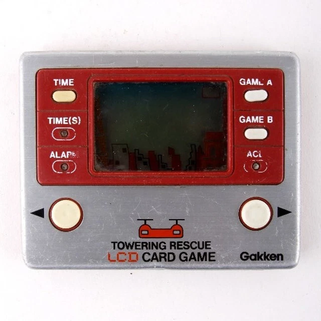 ゲームウォッチTOWERING RESCUE LCD CARD GAME 学研 Towering Rescue Gakken LCD Card Game Quickplay - YouTube