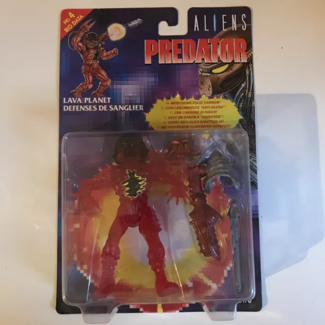 Lava Planet Predator - Kenner Action Figur mit Kanone vintage (1994)