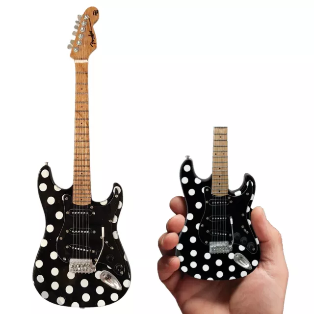 Axe Heaven Mini Guitar Replica FS-023  Strat Polka Dots Buddy Guy 2