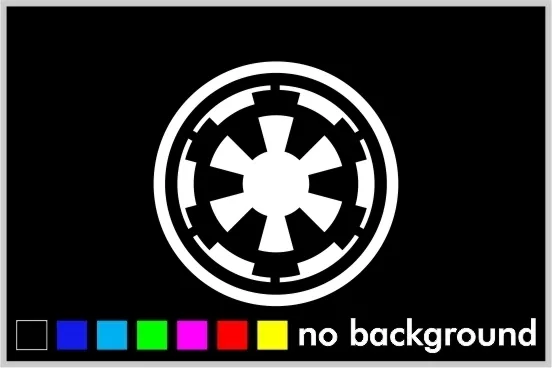 Star Wars Galactic Empire Logo Sticker Vinyl Decal Car Truck Window Wall Decor