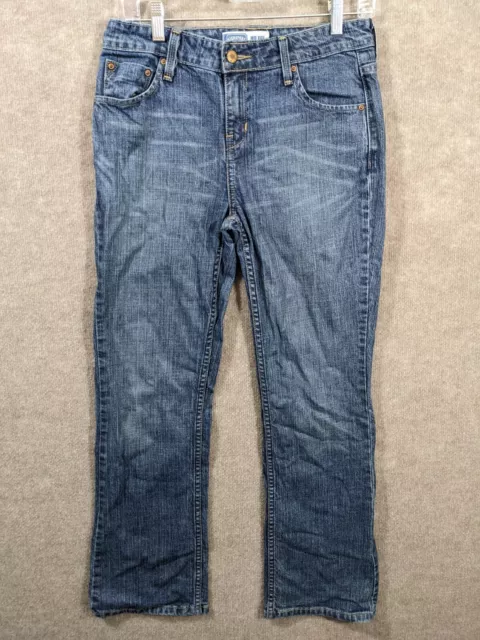 Levis Signature Womens Jeans Size 8 Mid Rise Boot Cut Medium Wash 5 Pocket Denim