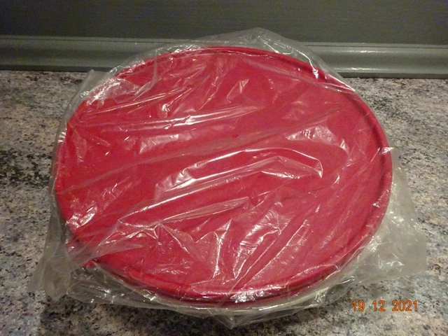 Boîte Tupperware Distri Malin - 3 Compartiments - Rouge - Neuf